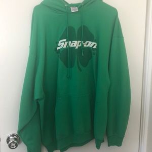 Snap on hoodie